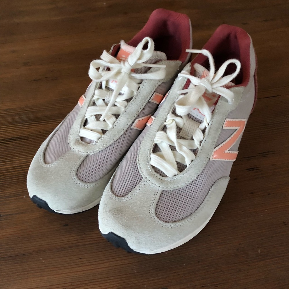 Women’s New Balance Cream Athletic Shoe